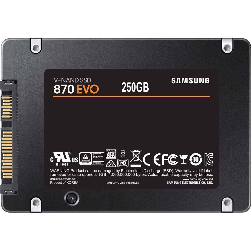SAMSUNG  870 EVO 250 GB 2.5" SERIAL ATA III V-NAND 