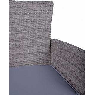 mutoni Set da balcone Dakota grigio (3 pezzi)  