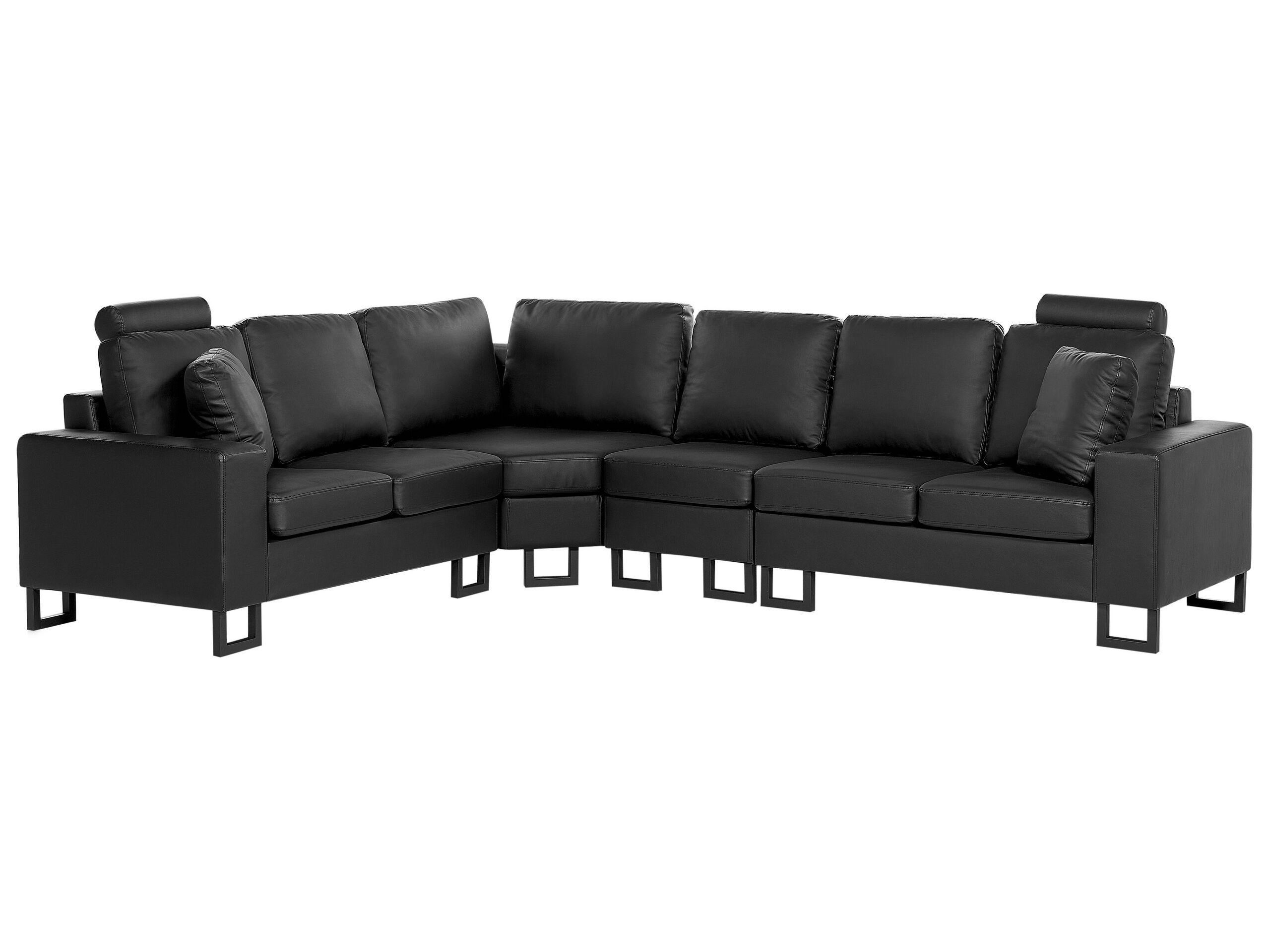 Image of Ecksofa aus Echtleder Glamourös STOCKHOLM Ecksofa aus Echtleder Glamourös STOCKHOLM