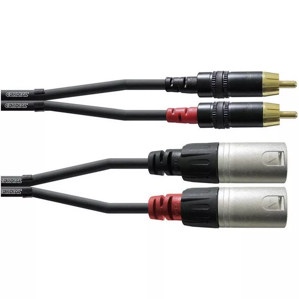 Cordial Audio-Kabel CFU 6 MC Cinch - XLR 6 m
