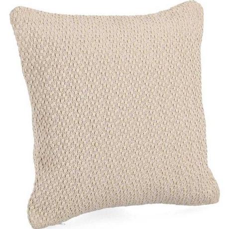 mutoni Housse de coussin d'extérieur Savane beige 45x45  