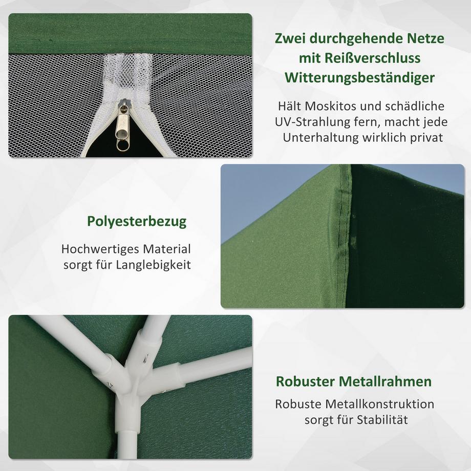 Outsunny Pavillon de jardin  