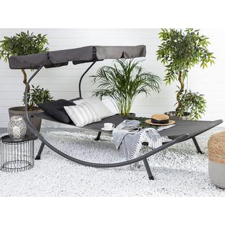 Beliani Lettino Prendisole en Acciaio Moderno TERNO  