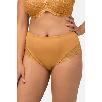 Culotte gainante, dentelle, taille haute