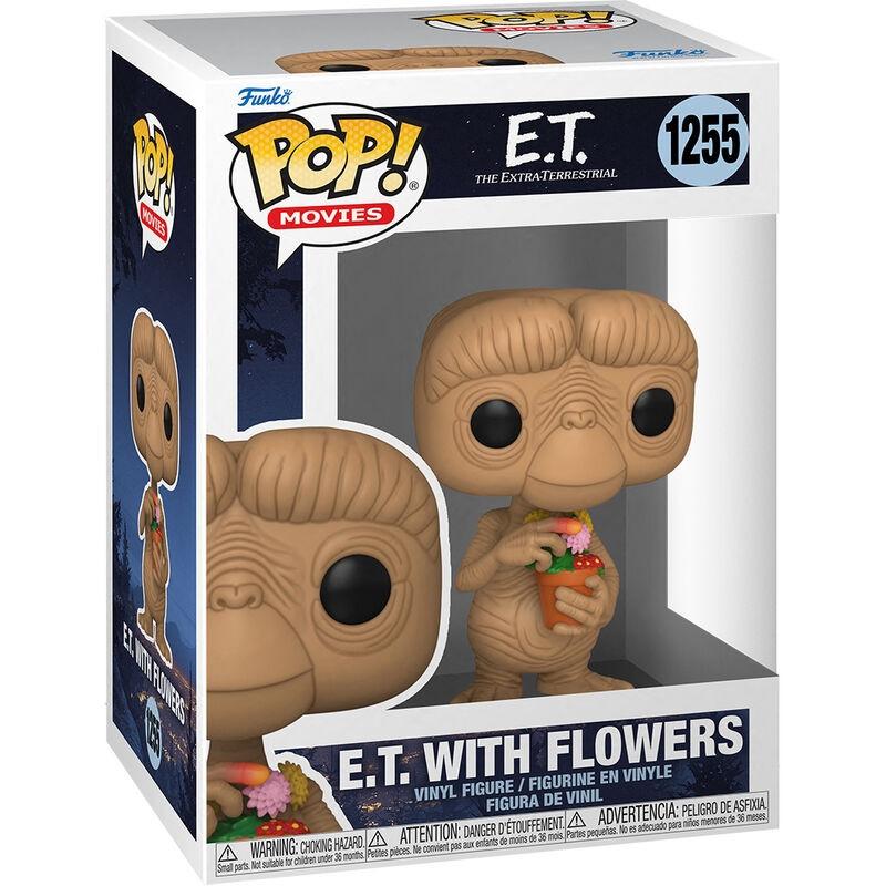 Funko  Figura POP E.T. L'Extra-Terrestre 40° Fiori di E.T. 