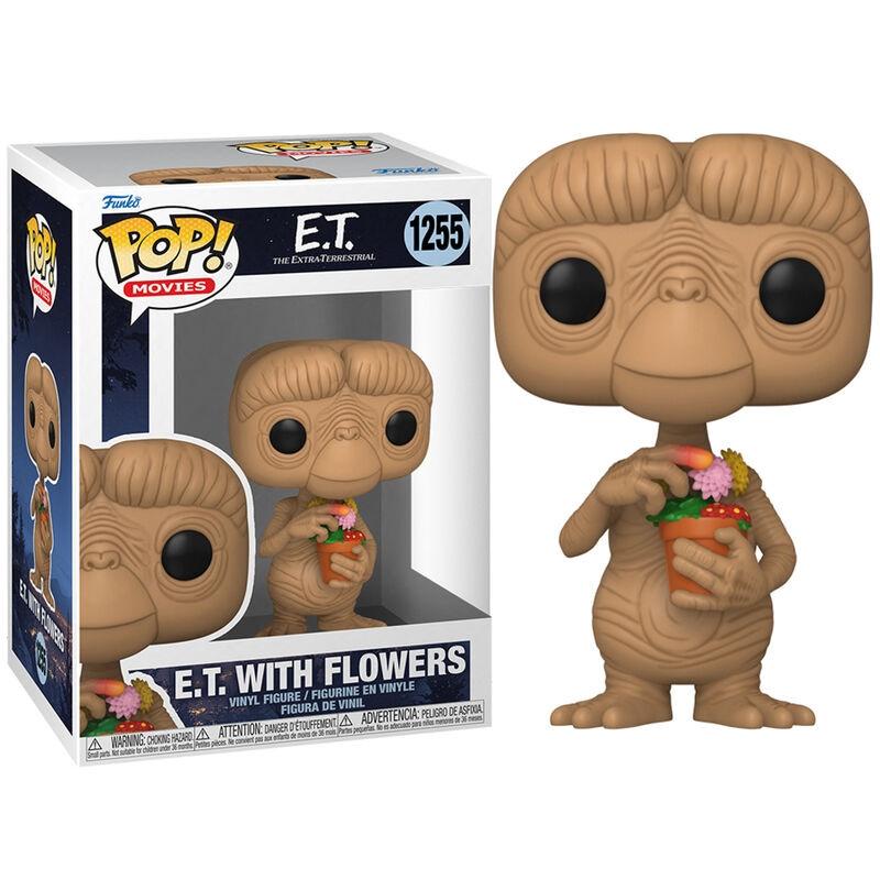 Funko  Figura POP E.T. L'Extra-Terrestre 40° Fiori di E.T. 