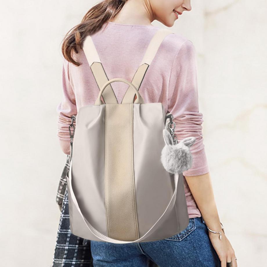Only-bags.store  Rucksack Wasserdichtes PU Leder Schulranzen 