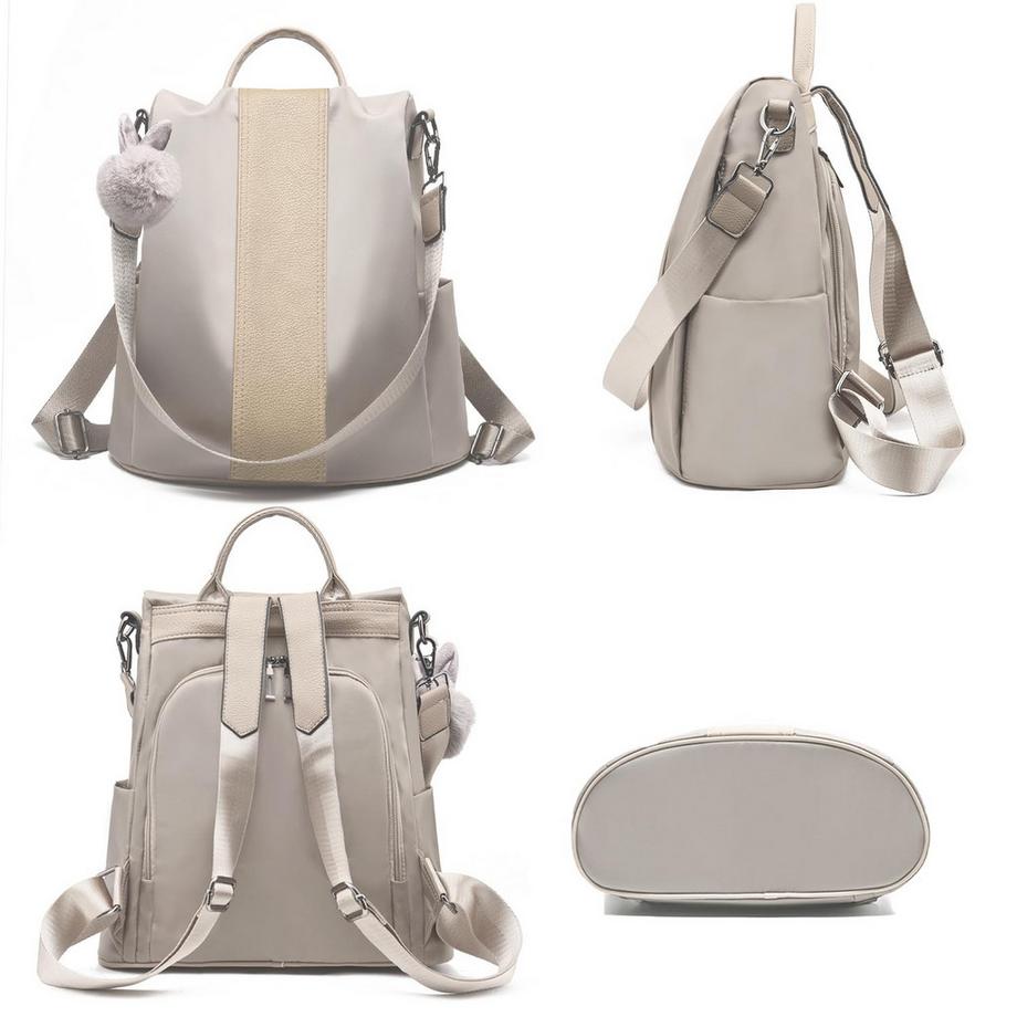 Only-bags.store  Rucksack Wasserdichtes PU Leder Schulranzen 