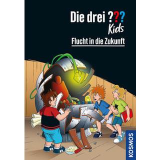 Die drei ??? Kids, 5, Flucht in die Zukunft Blanck, Ulf; Querol, Margarita (Illustrationen) Copertina rigida 