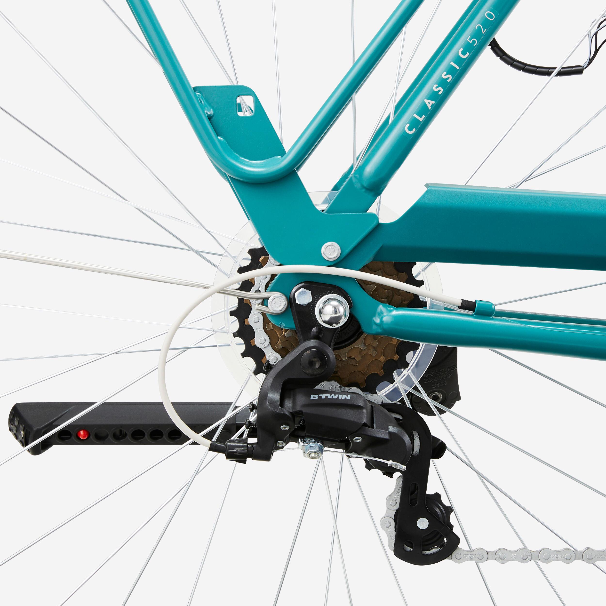 ELOPS  Vélo de ville femme cadre acier 6 vitesses 