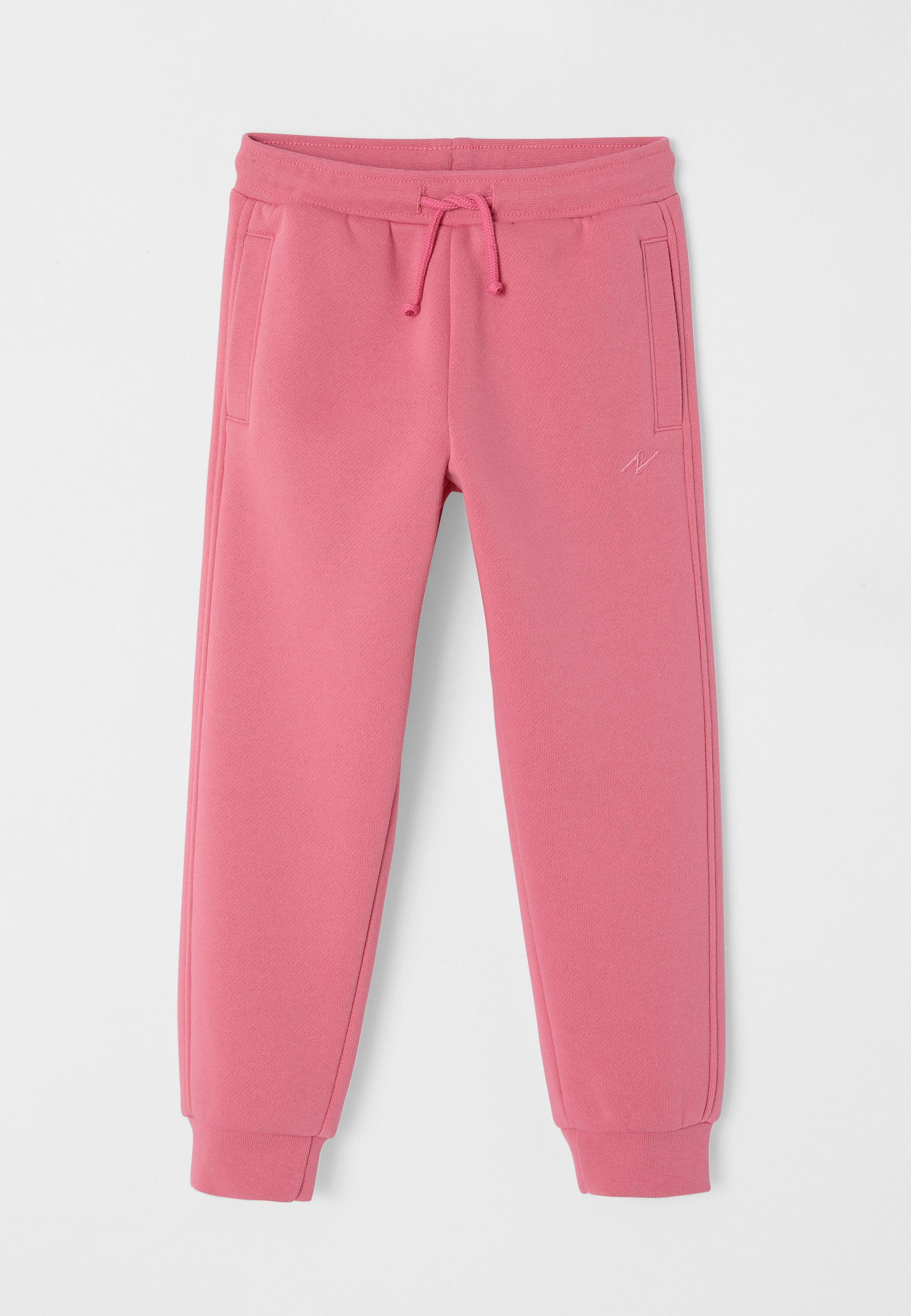 Image of Kinder-jogginghose Mit Gerippten Abschlüssen Thermolactyl Unisex Rosa 164