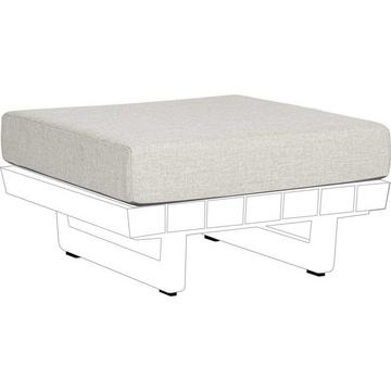 Outdoor Kissen Ottoman Infinity weiss