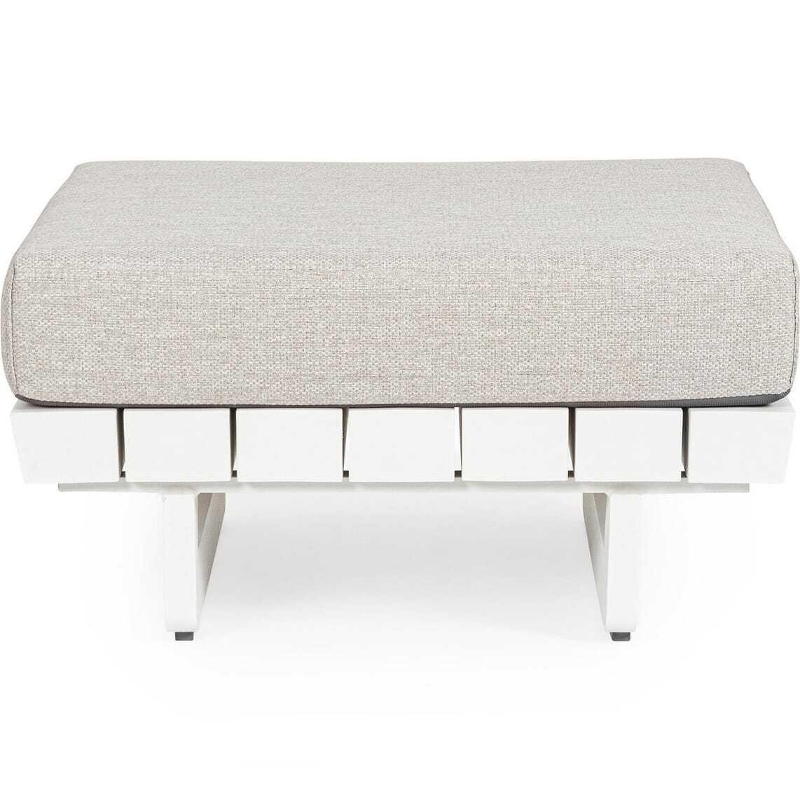 mutoni Outdoor Coussin Ottoman Infinity blanc  