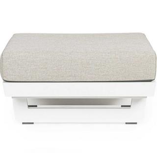 mutoni Outdoor Coussin Ottoman Infinity blanc  