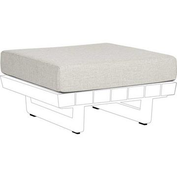 Outdoor Coussin Ottoman Infinity blanc