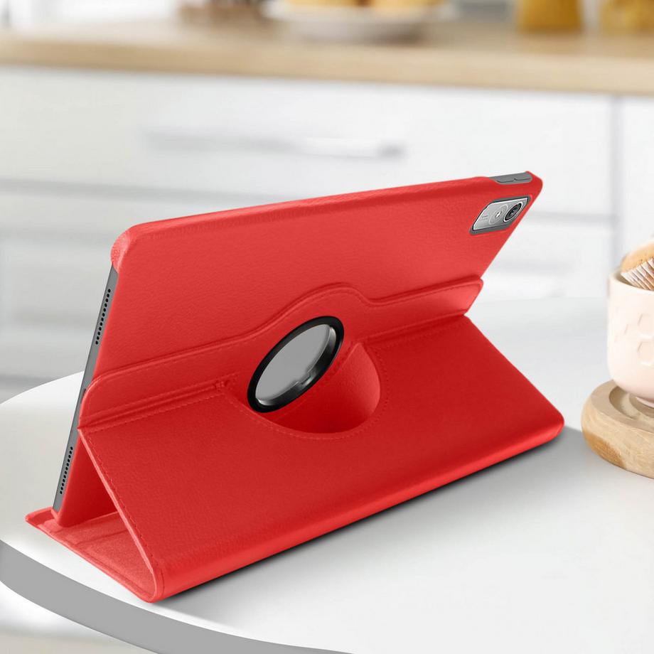 Avizar  Etui Lenovo Tab P11 Gen 2 Rotatif Rouge 