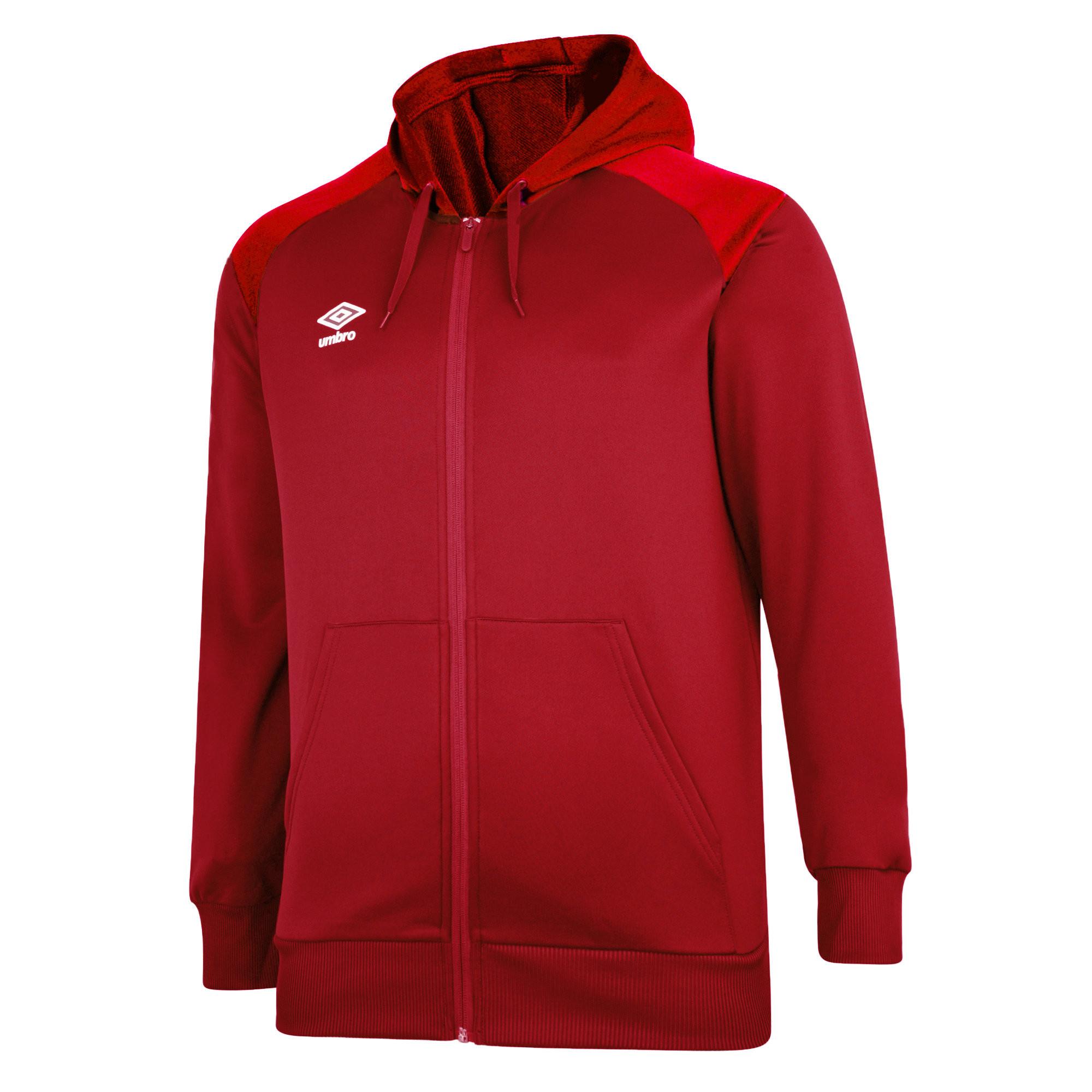 Image of Hoodie Mit Durchgehendem Reißverschluss Jungen Dunkelrot 128