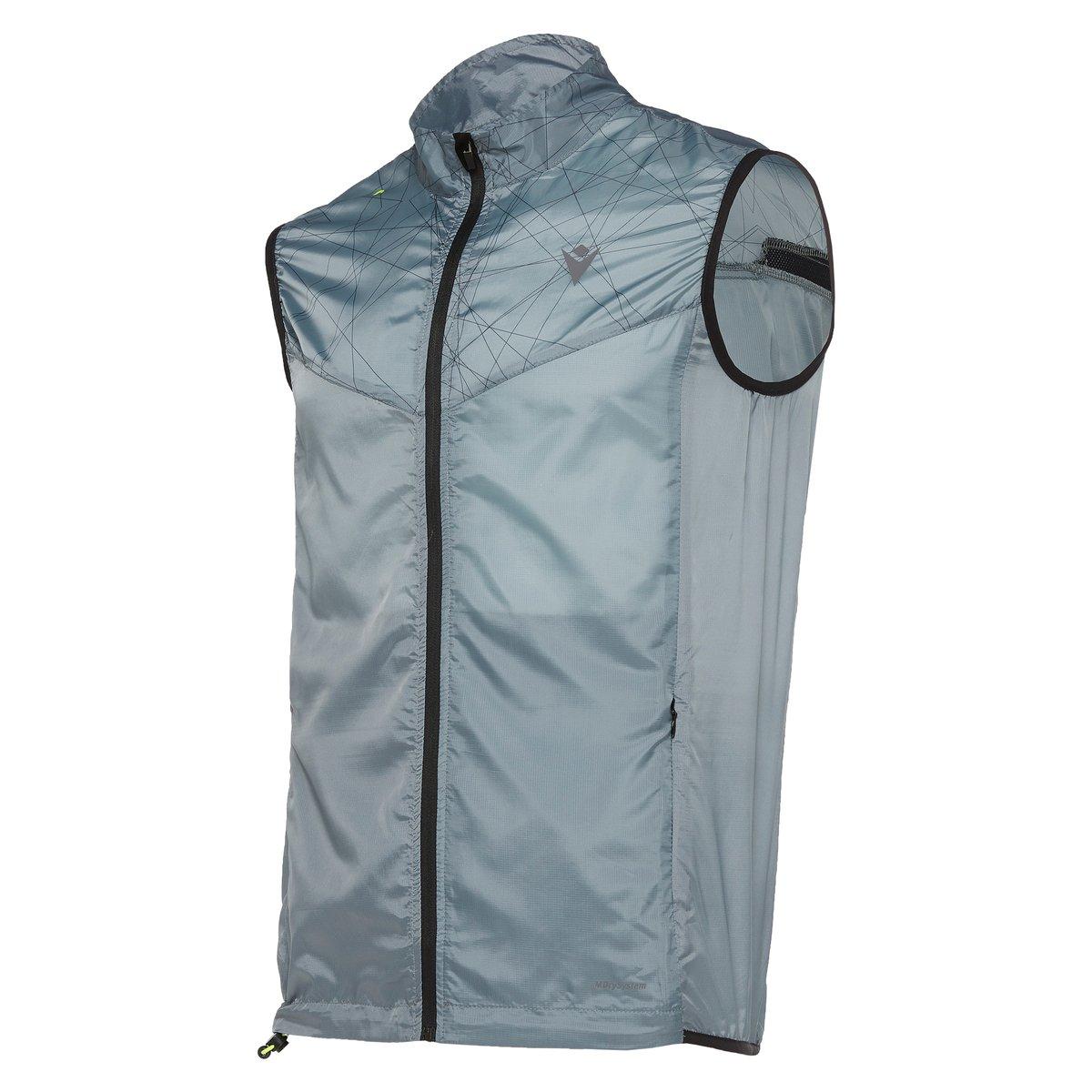 Image of Ärmellose Windjacke Running Dennis Unisex Anthrazit XL