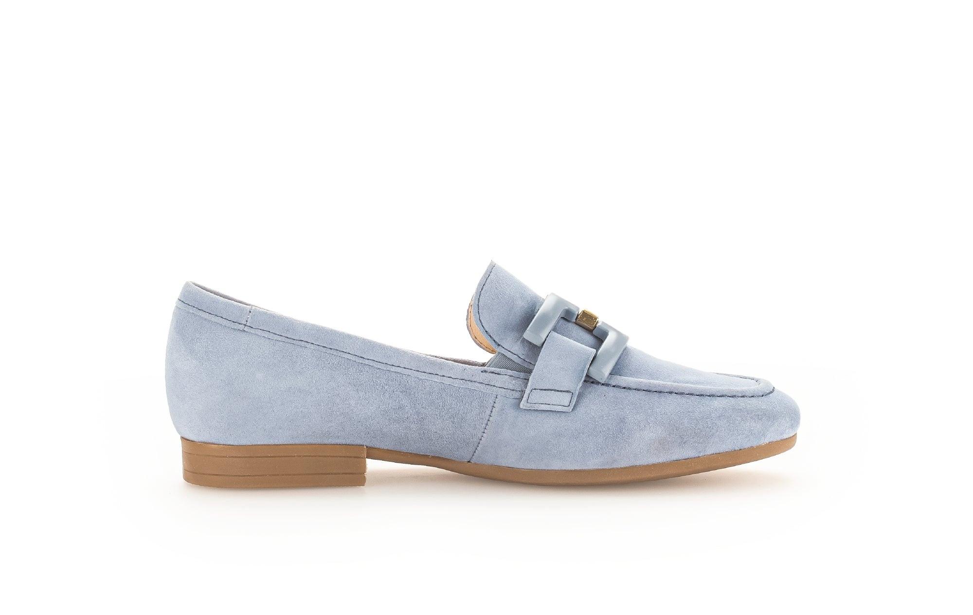 Image of - Wildleder Loafer Damen Blau 44