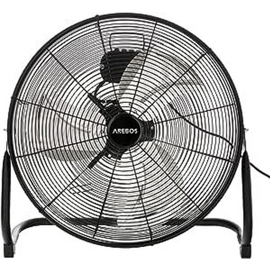 AREBOS Bodenventilator Windmaschine 20 Zoll Ø 50 Hallenlüfter Werkstattlüfter