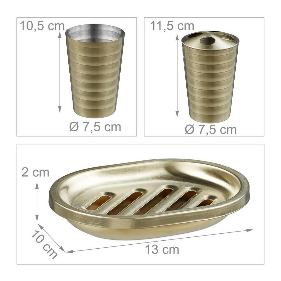 Northio  Badezimmer-Set 5-teilig 