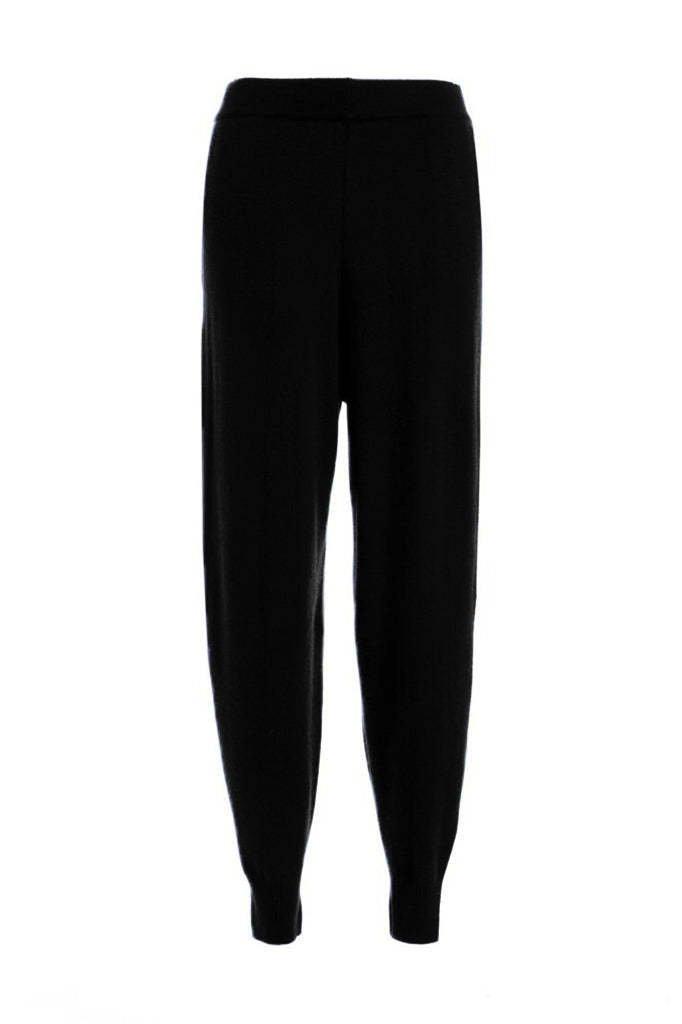 Image of Jogginghose Aus Merino-baumwolle Damen Schwarz XS