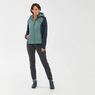 QUECHUA  Sweatjacke  Hybridjacke mit Kapuze Naturwandern - NH500 