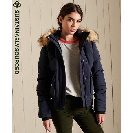 Superdry  damen-daunenjacke everest 