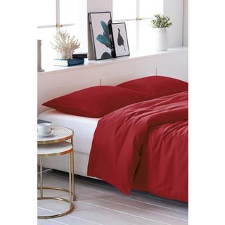 Living Home Uni Satin Taie de duvet  