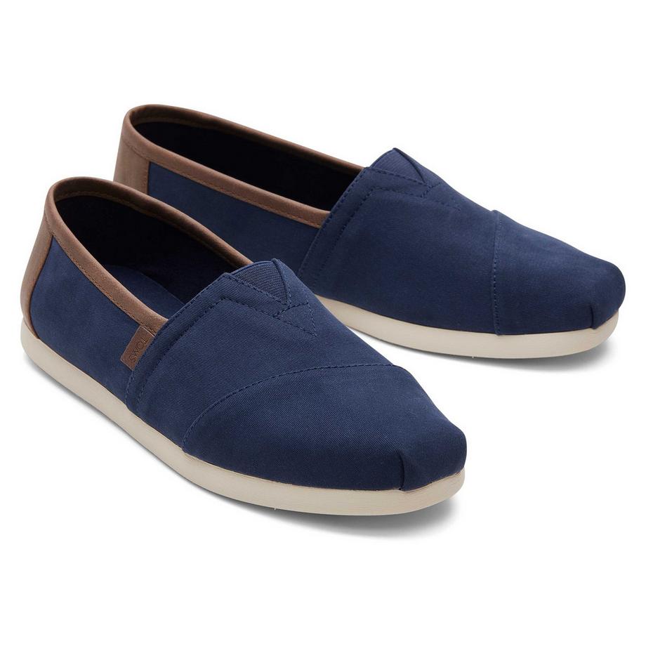 TOMS Alpargata Espadrillas con Dettagli in Pelle  