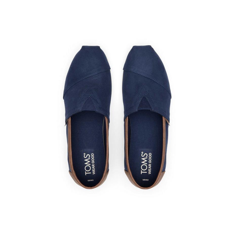 TOMS Alpargata Espadrillas con Dettagli in Pelle  