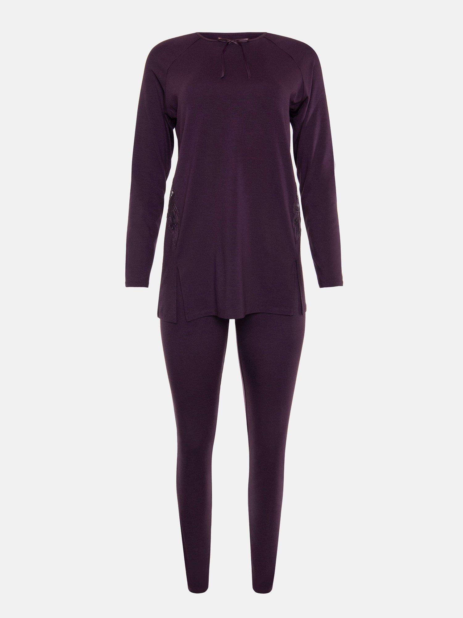 Lisca  Pyjama Unterwäsche Leggings Oberteil Langarm Ivette 