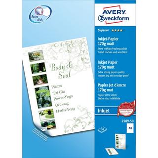 Avery-Zweckform AVERY ZWECKFORM InkJet Fotopapier A3, 50 Blatt  