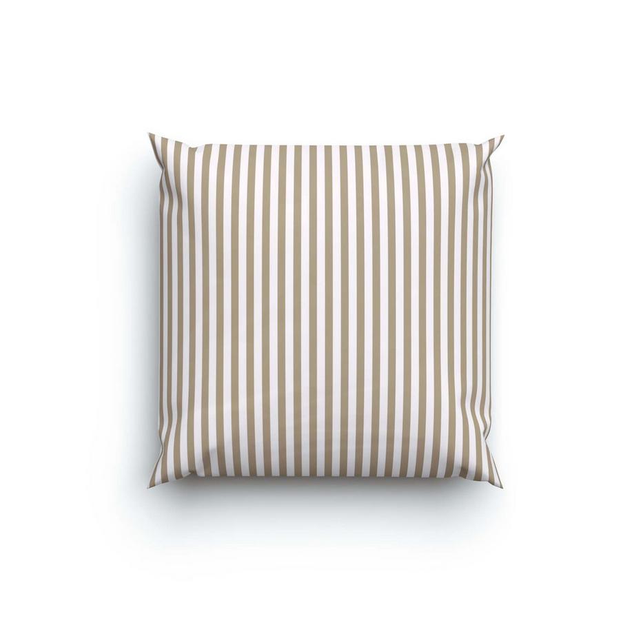 Lotus Bettwäsche Bambus Streifen greige