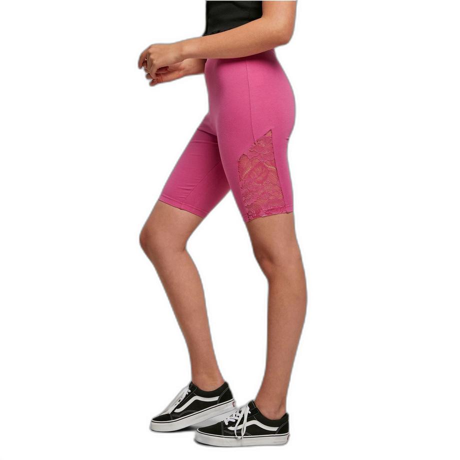 URBAN CLASSICS Collant taille haute avec empiècement en dentelle  