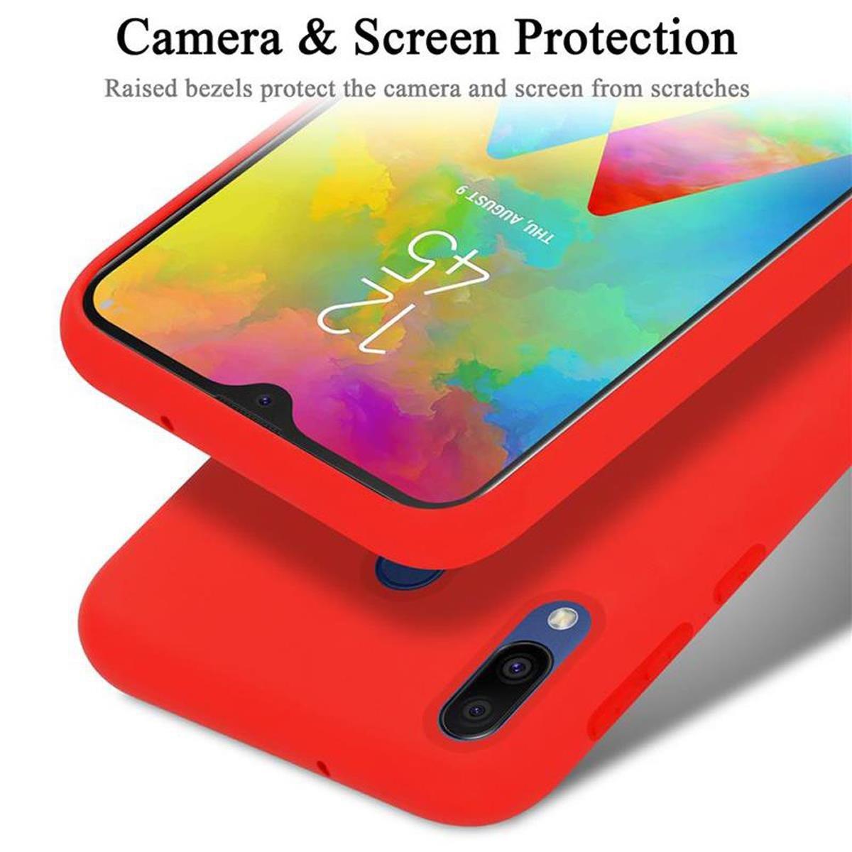 Cadorabo  Housse compatible avec Samsung Galaxy M20 - Coque de protection en silicone TPU flexible 