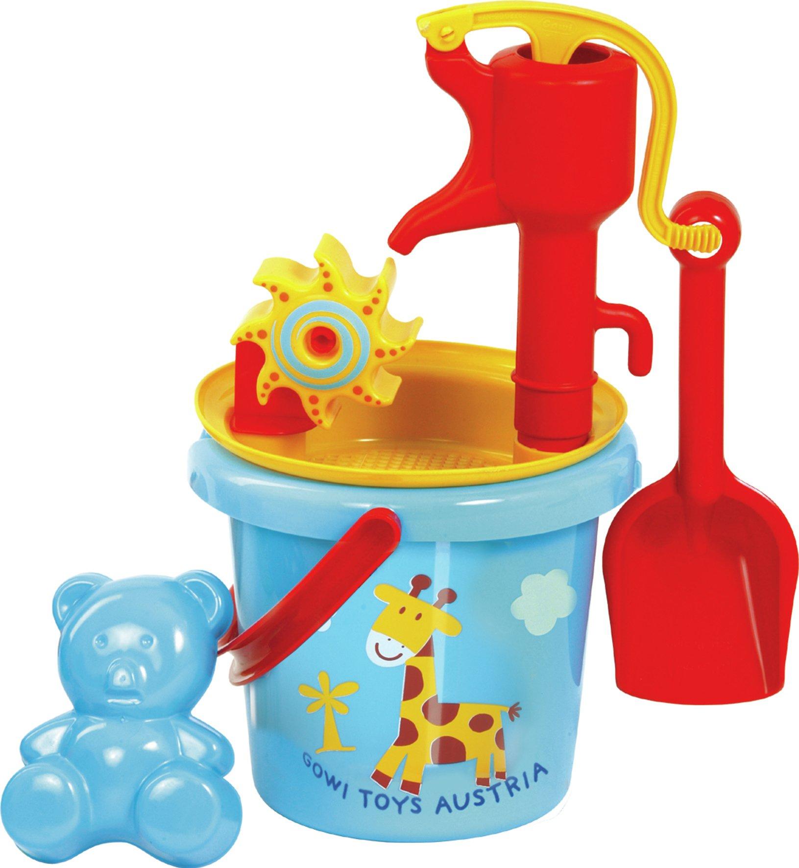 Image of Sandgarnitur mit Wasserpumpe Rot Bunt