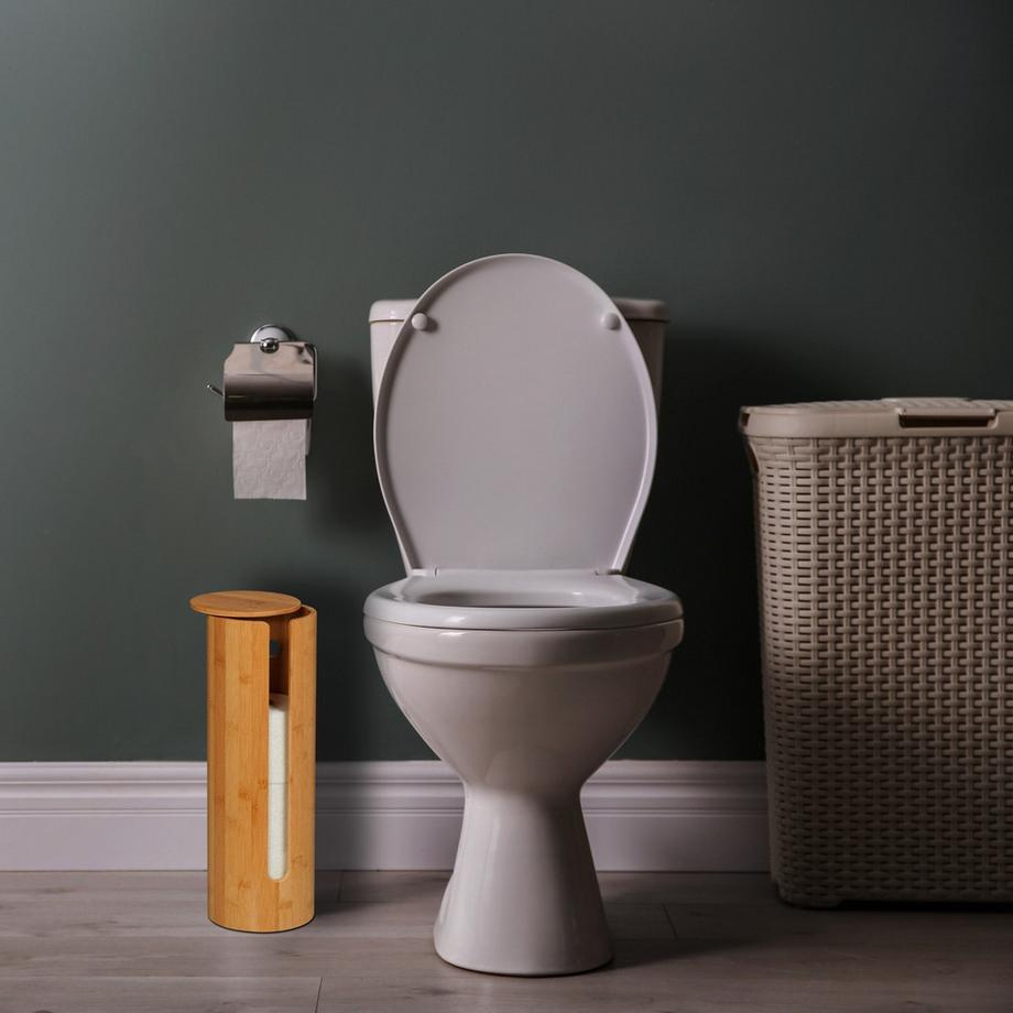 Northio Bambù per riporre i rotoli di carta igienica  