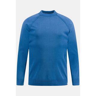 Sthuge  Pull à manches longues, petit col cheminée et délavage stonewashed - jusqu'au 8 XL 