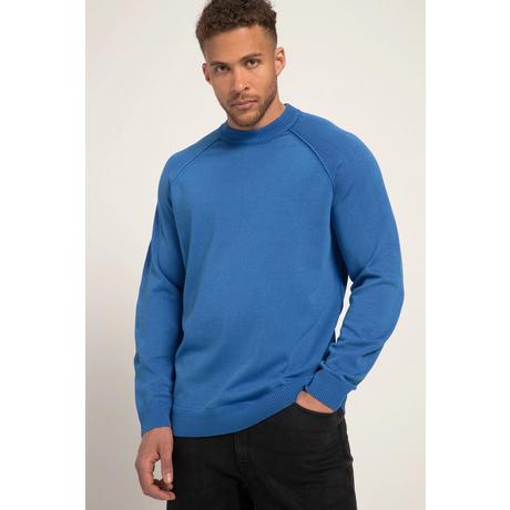 Sthuge  Maglione con stone wash, collo alto e maniche lunghe, fino alla tg. 8XL 