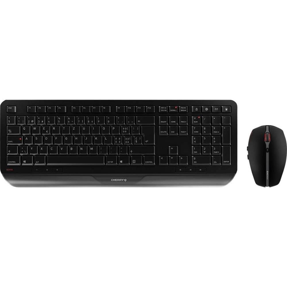 Cherry  GENTIX DESKTOP, disposition allemande, clavier QWERTZ, set clavier et souris sans fil 