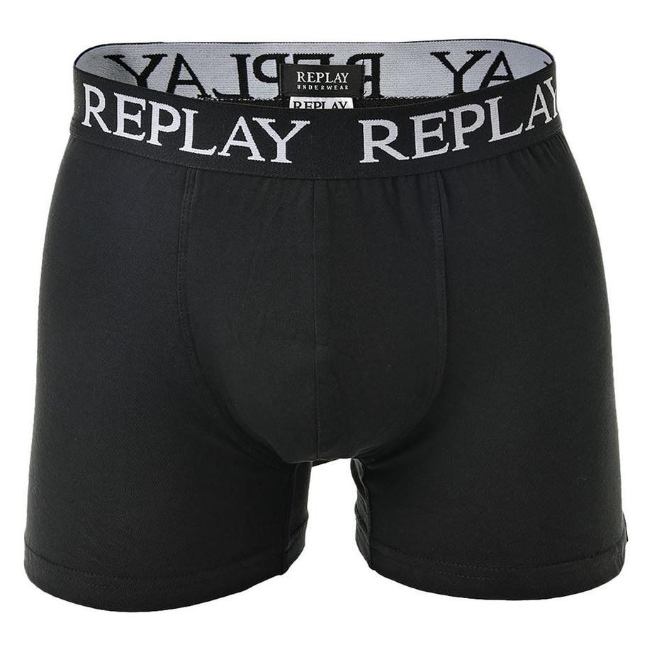REPLAY Boxer Uomo Confezione da 2 Aderente  