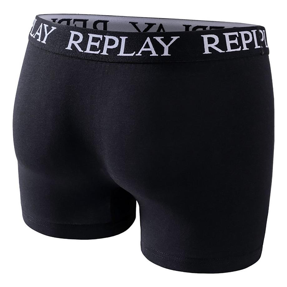 REPLAY Boxer Uomo Confezione da 2 Aderente  