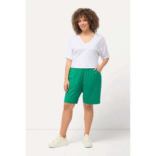 Ulla Popken  Short en jersey, poches et taille élastique 