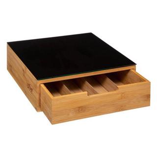 5five Schwarze Aufbewahrungsbox aus Bambus  
