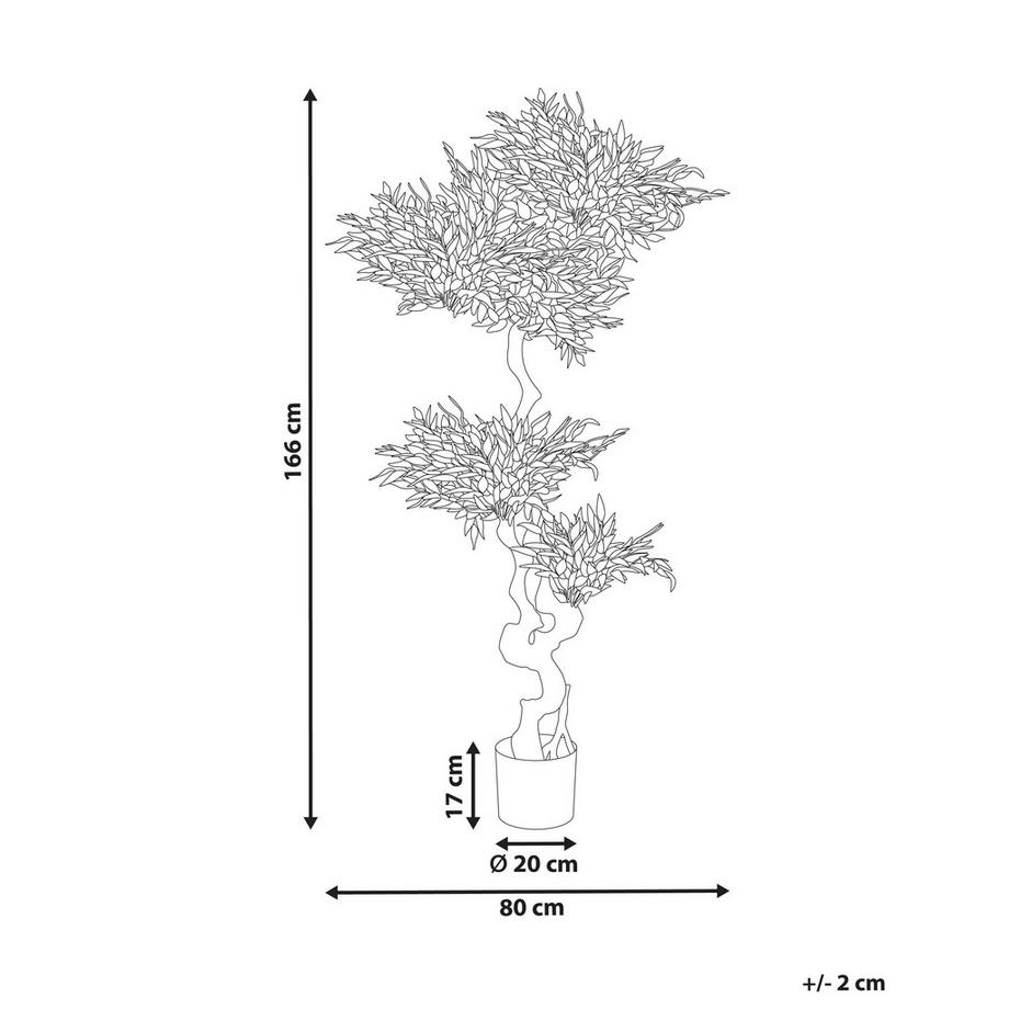 Beliani Plante artificielle en Matière synthétique RUSCUS TREE  