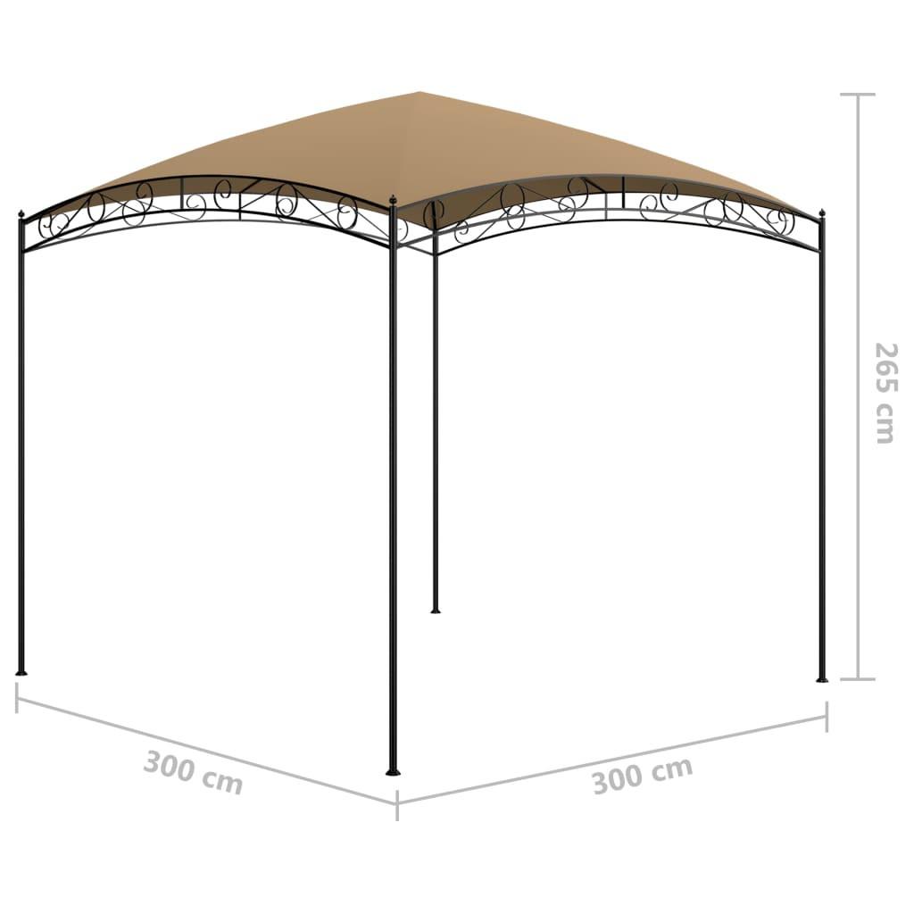 VidaXL gazebo Tessuto  