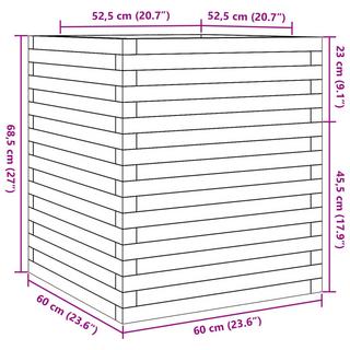 VidaXL fioriera da giardino Legno di douglas  