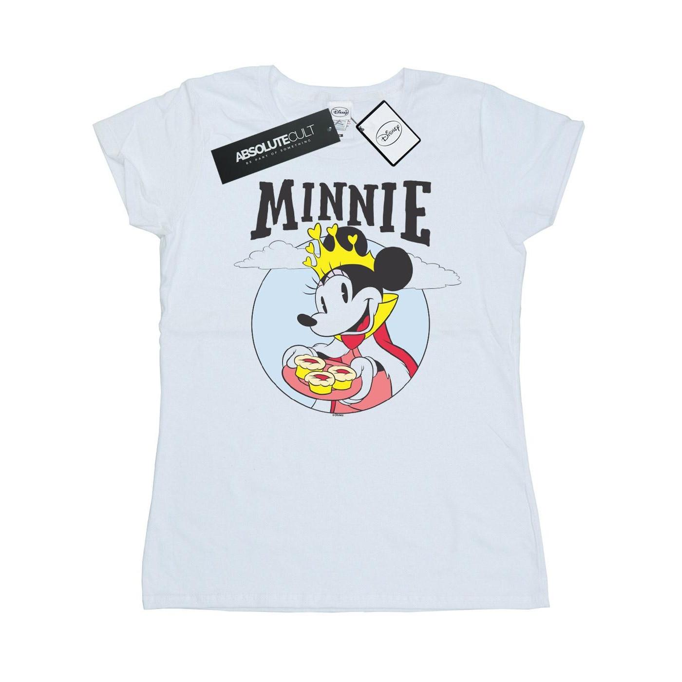 Image of Minnie Mouse Queen Tshirt Damen Weiss XL
