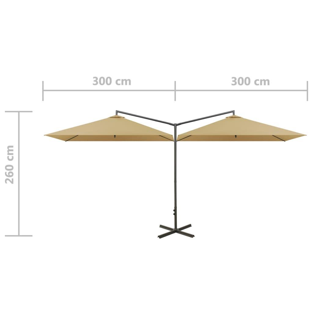 VidaXL Parasol de jardin  